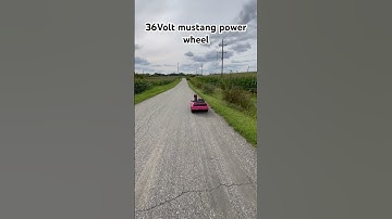 36Volt mustang power wheel!!