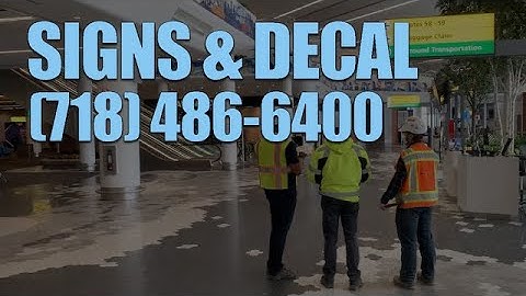 Signs & Decal LaGuardia Airport Expansion NYC Wayfinding & Signage