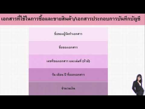 วีดีโอ: วิธีการเก็บบันทึกการบัญชีของผู้ประกอบการแต่ละราย