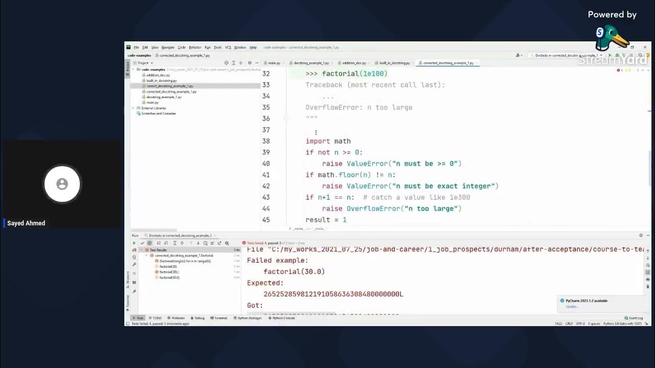 Doc String in Python with examples. Python Documentation using Doc ...