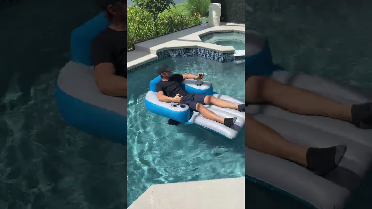 The Coolest Motorized Pool Float Ever! 🌊🚤