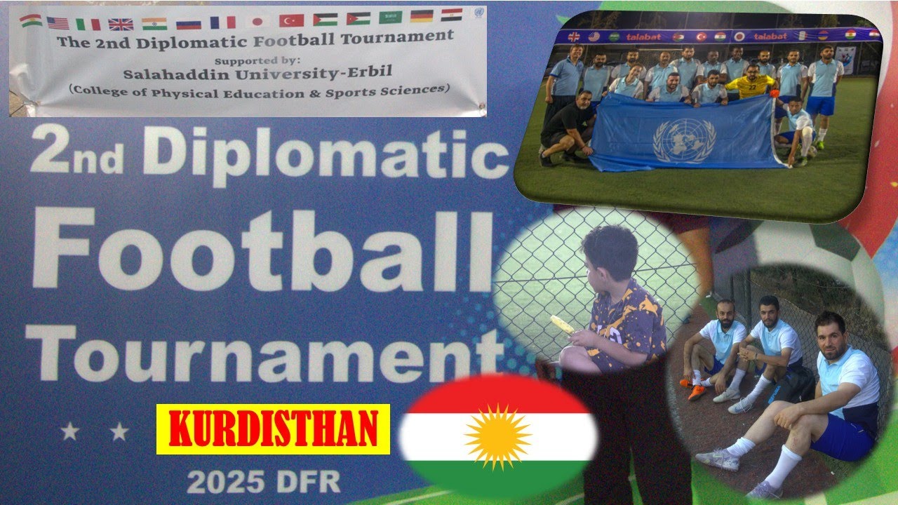 Biggest diplomatic football festival, Match Highlight in Erbil, Kurdistan EP-5