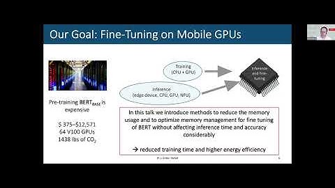 tinyML On Device Learning Forum - Warren Gross: On-Device Learning For Natural Language Processing..