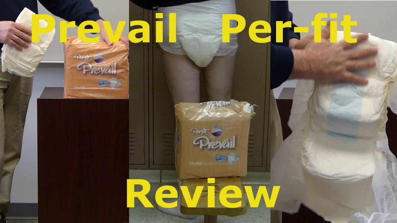 prevail per-fit brief adult diaper review - YouTube