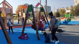 Спортивно-развлекательная детская площадка открыли в спальном районе Харькова