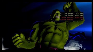 UMVC3 /#8 HULK Back Air Grab XFactor Level 1 Confirm - Solo Combo 100% DESTRUCTION | Touch Of DEATH