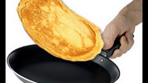 How to flip a pancake.