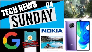 Top 5 Tech News.  Nokia Smart TV, MI 10 5G, Poco F2 Pro, Remove China App &amp; Pubg Jungle Mode (Hindi)