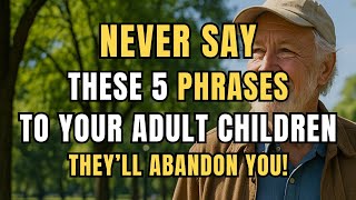 5 Toxic Phrases Elderly Should Never Say to Adult Children - #3 Makes Them Cut You Off Forever!