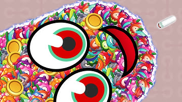 WORMSZONE.IO 001 BEST BIGGEST SLITHER SNAKE TOP 01 / Epic Worms Zone Best Gameplay! #73