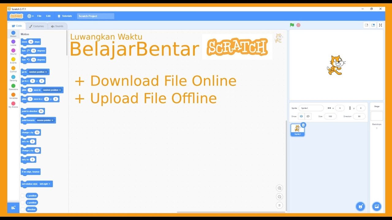 Scratch 11 Belajar Tutorial Scratch 11. Download dan Upload File ke Website ...