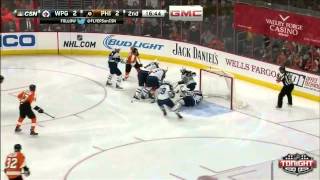 Nick Schultz Goal on Michael Hutchinson (03:18/2nd)