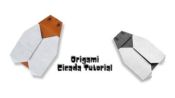 Easy Origami Cicada Insect Step-by-Step Tutorial | Simple Craft Idea for Kids & School Projects
