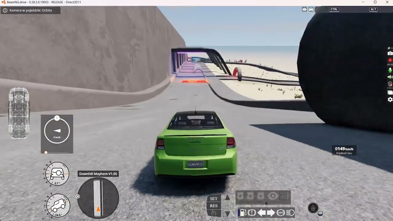 Zjazd po torze W BeamNG Drive #11