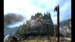 Half life 2 Episode 2: Dog VS Strider Scenes ( HL2 MMOD )