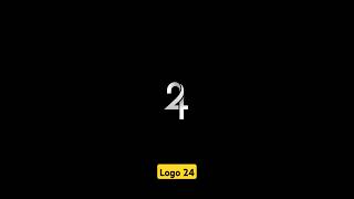 Desain Logo Angka 24 di Android #pixellab #logo #tutorial #shorts