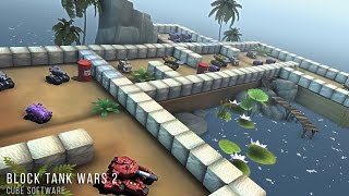 Block Tank Wars 2 - Обзор игры на Андроид (Gameplay for Android) screenshot 1