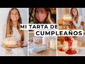 COCINA CONMIGO | TARTA DE CUMPLEAÑOS de chocolate blanco FÁCIL y sin horno