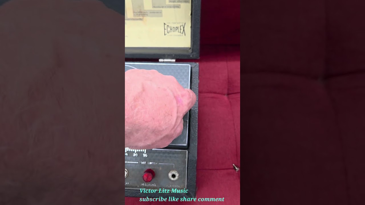 2 Kay vintage guitar, Fender, Vox and an Echo Plex - YouTube