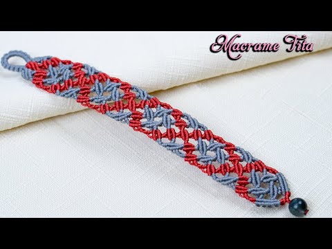 Video Macrame bracelet tutorial: The Floral - Elegant... - youtube