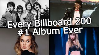 Every Billboard 200 #1 Album Ever (1963-2024)