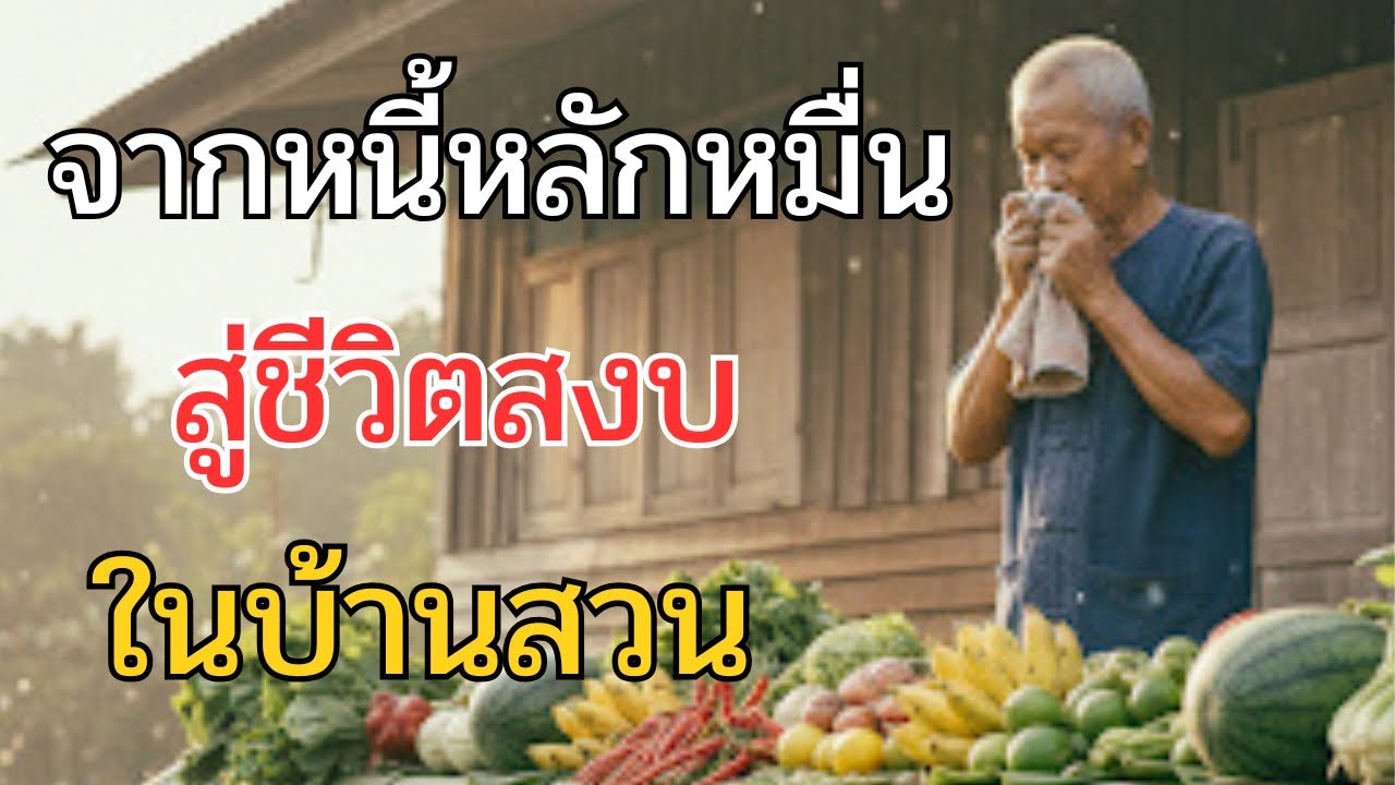 จากหนี้หลักหมื่น…สู่ชีวิตสงบในบ้านสวน