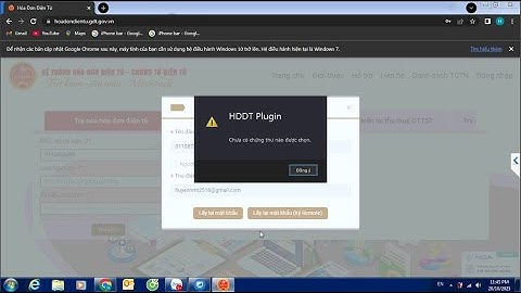 ❌Lỗi "HDDT Plugin - Chưa có chứng thư số nào được chọn" trên HDDT (https://hoadondientu.gdt.gov.vn/)