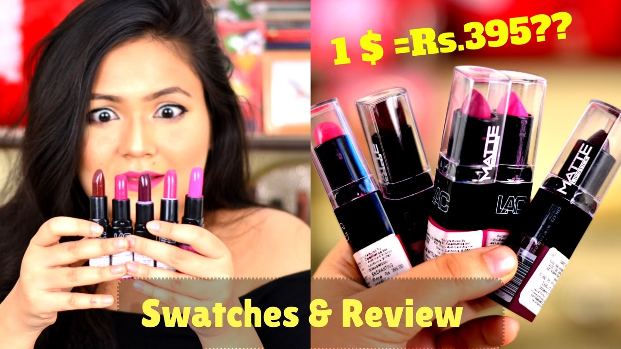 *NEW* LA COLORS MATTE LIPSTICK REVIEW AND SWATCHES AFFORDABLE