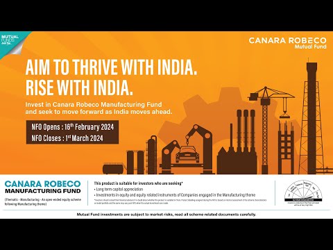 AIM TO THRIVE WITH INDIA. RISE WITH INDIA. | Canara Robeco Manufacturing Fund NFO is LIVE