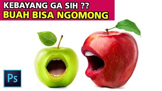 Cara Membuat Manipulasi Gambar Apel dan Mulut ~ Tutorial Photoshop screenshot 1