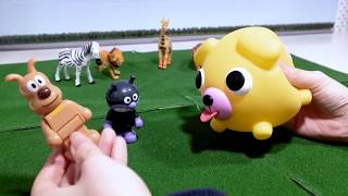 アンパンマン おもちゃ アニメ 「おしゃべりどうぶつボール　イヌ[西松屋]」でおままごと♪ Anpanman toys baby kids