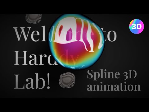 Modern Abstract 3D Website Design | Spline tutorial