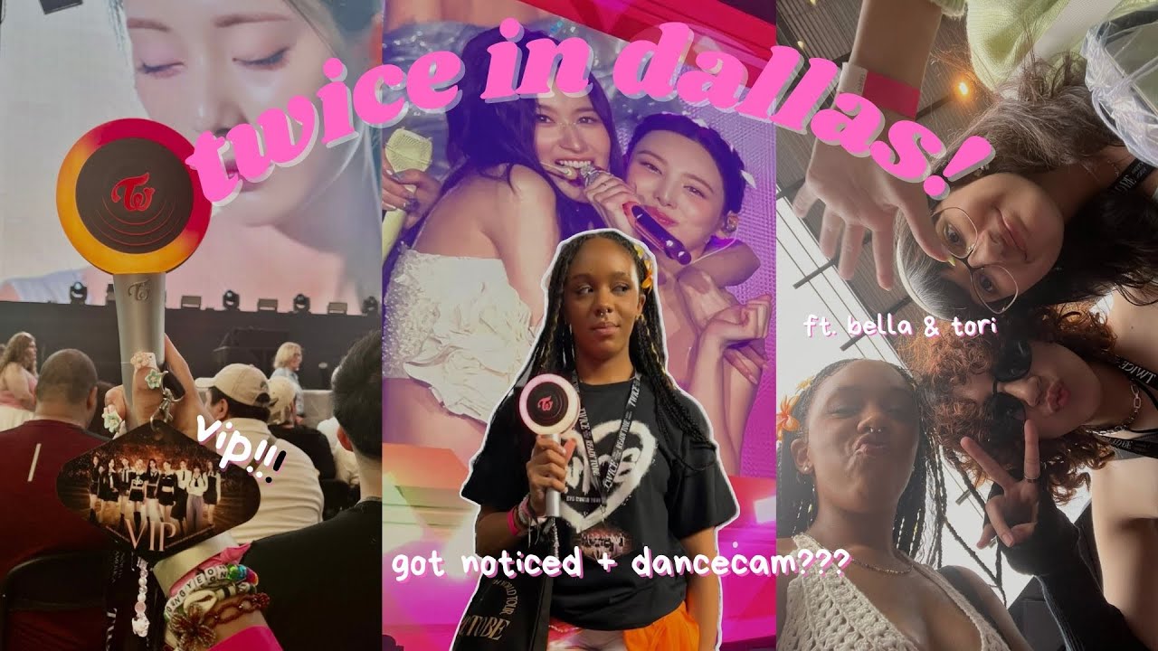 TWICE VIP CONCERT VLOG꙳⸌♡⸍꙳ twice- ready to be in dallas !!