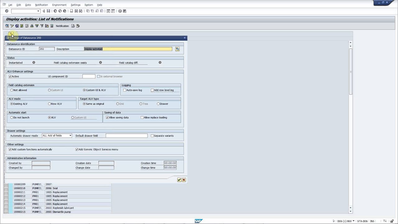 Adding fields to SAP transaction IW65 - Video reply to SAP