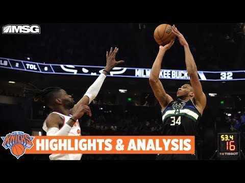 Giannis Antetokounmpo has big game, Bucks beat Knicks