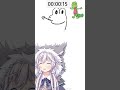 #新人vtuber が30秒で #ポケモン を描いてみた!!!!お題:キモリ #銀灰まお