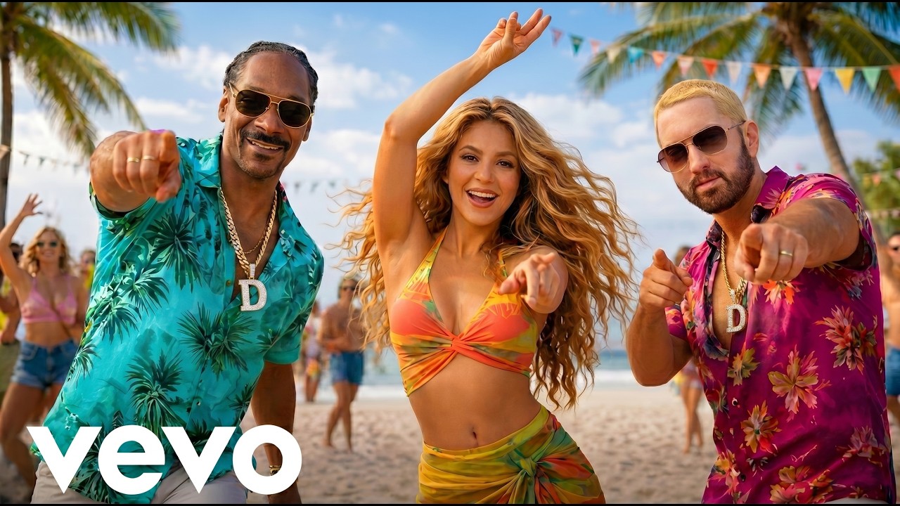 Snoop Dogg x Shakira x Eminem - Caliente Beach - Doggyt 808