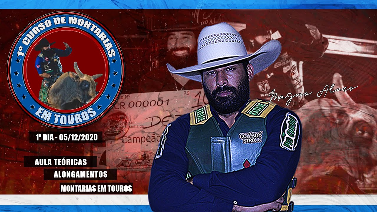 1º Curso de Montarias em Touros - MAGNO ALVES | Vianópolis-GO 2020 - 1º Dia
