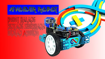 #PR2 ROBOT AVOIDER PENGHINDAR HALANG RINTANG SEDERHANA