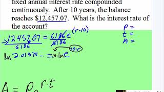 Compounding Continuously - Investments