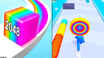 Jelly Run 2048 vs Layer Man