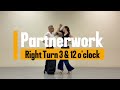 Salsa On2 Partnerwork 12 O'clock& 3 O'clock Right Turn YUNARI Salsa Online Class James & Peiwei Cobo