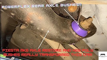 How to Install New Poly Bushes On a Fiesta Mk6 Rear Axle!