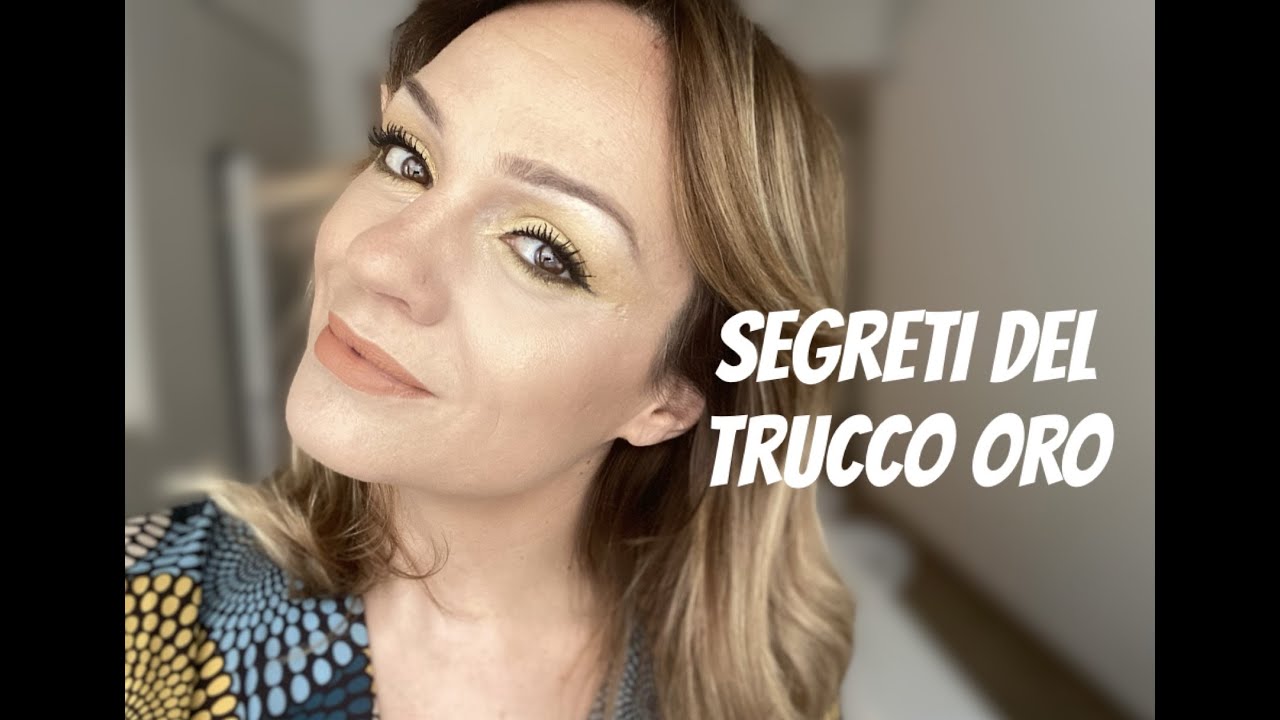 Come usare l'oro nel trucco estivo