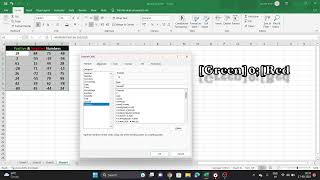 Highlight Positive & Negative Numbers In Excel Using Format Cells.
