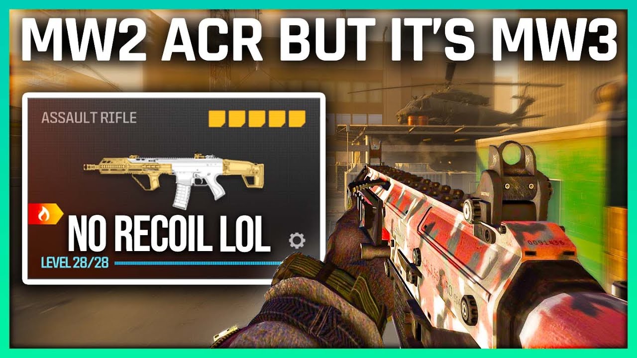 How to Make the MW2 ACR in Modern Warfare 3! MW3 Best Class Setup ...