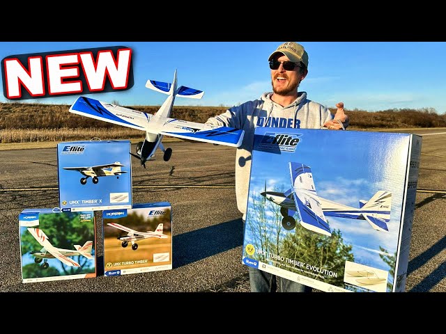 WORLD'S BEST mini RC Airplane!!! - E-Flite UMX Turbo Timber Evolution class=