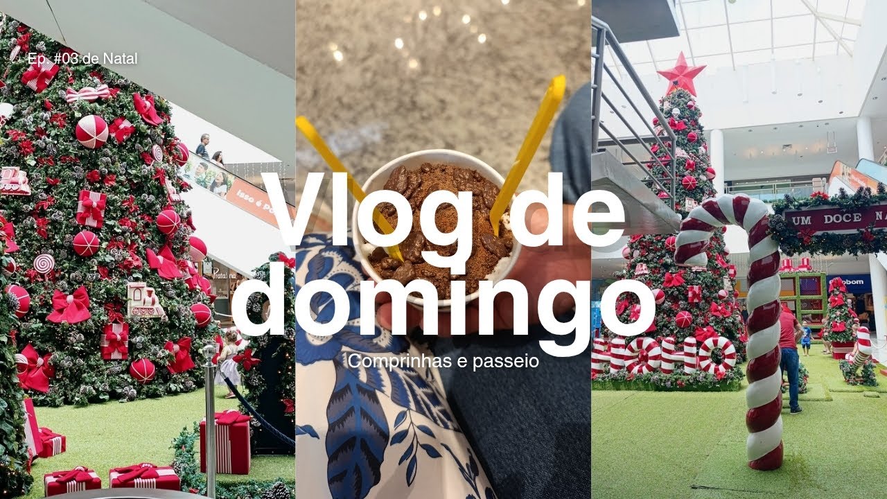Vlog de domingo no shopping 🛍️🏬