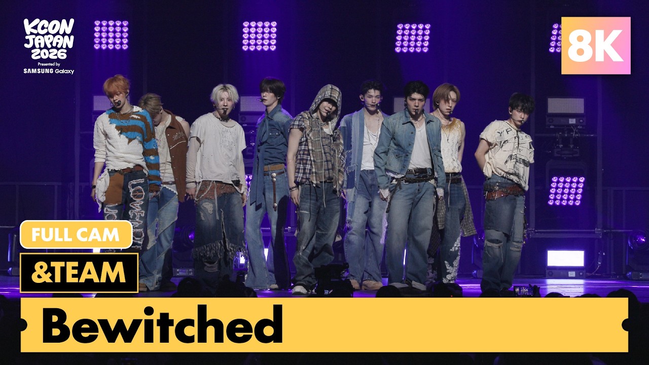 8K] &TEAM - Bewitched | ARTIST STAGE FULL CAM | KCON JAPAN 2026