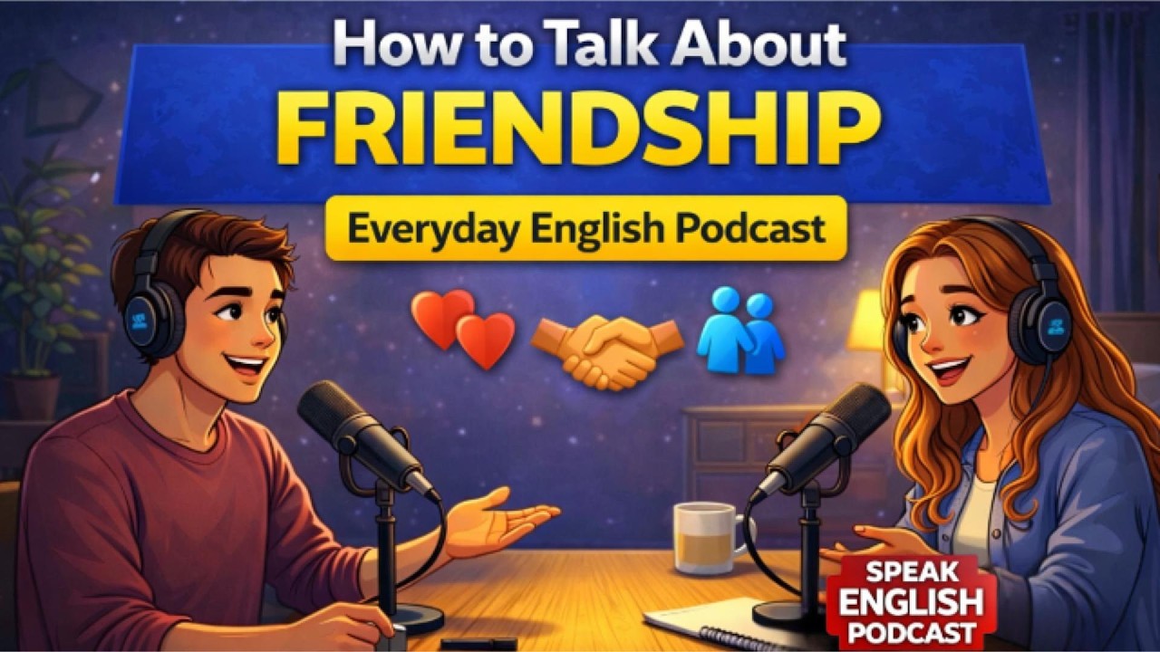 How to Talk About Friendship in English | Everyday English Podcast (Fluent Speaking)
